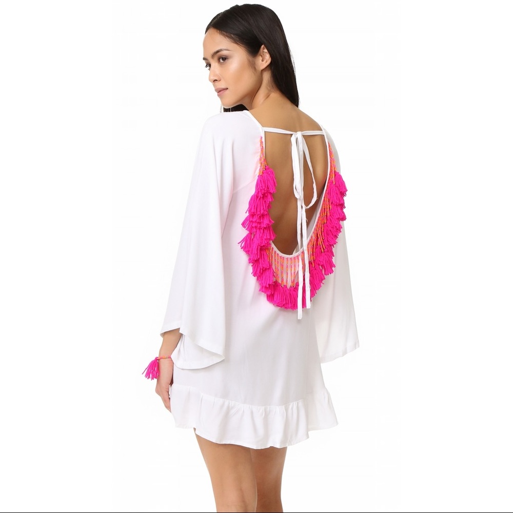 Sundress Short Beaded Beach Dress